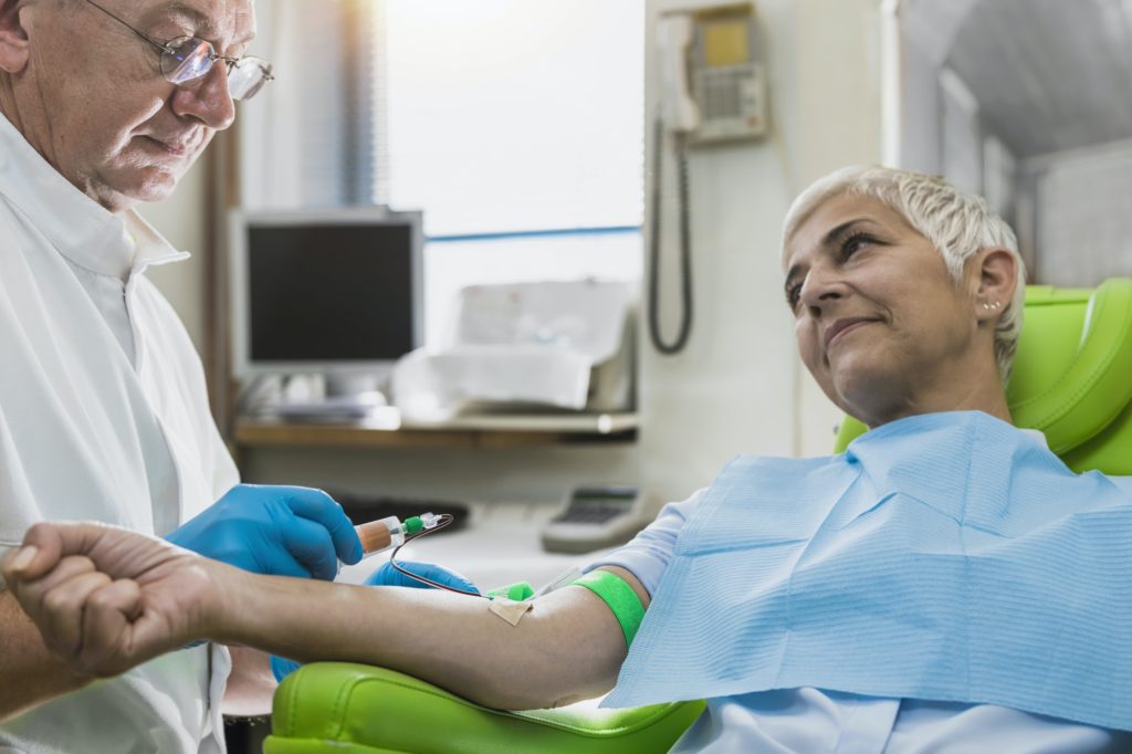 Drawing Blood For Platelet Rich Plasma Cosmetics Treatment